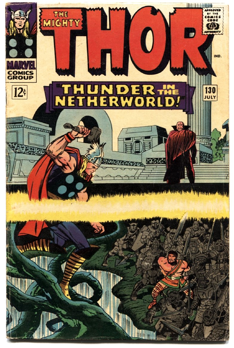 BURTON MAVEL COMICS 130 バートン マーベル Amazon.com: THOR #130 1966-MARVEL COMICS-KIRBY hercules